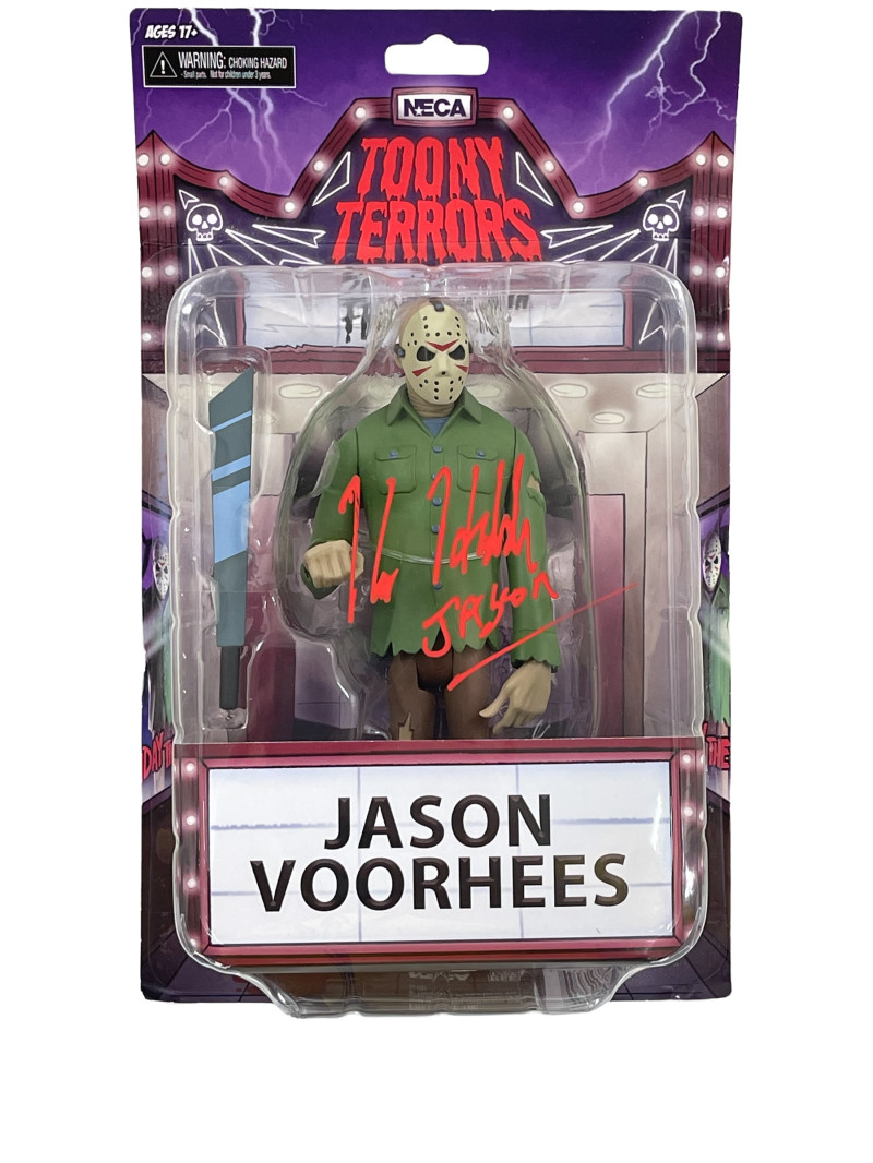 KANE HODDER JASON VOORHEES FRIDAY THE 13TH SIGNED ACTION FIGURE AUTO BECKETT 1