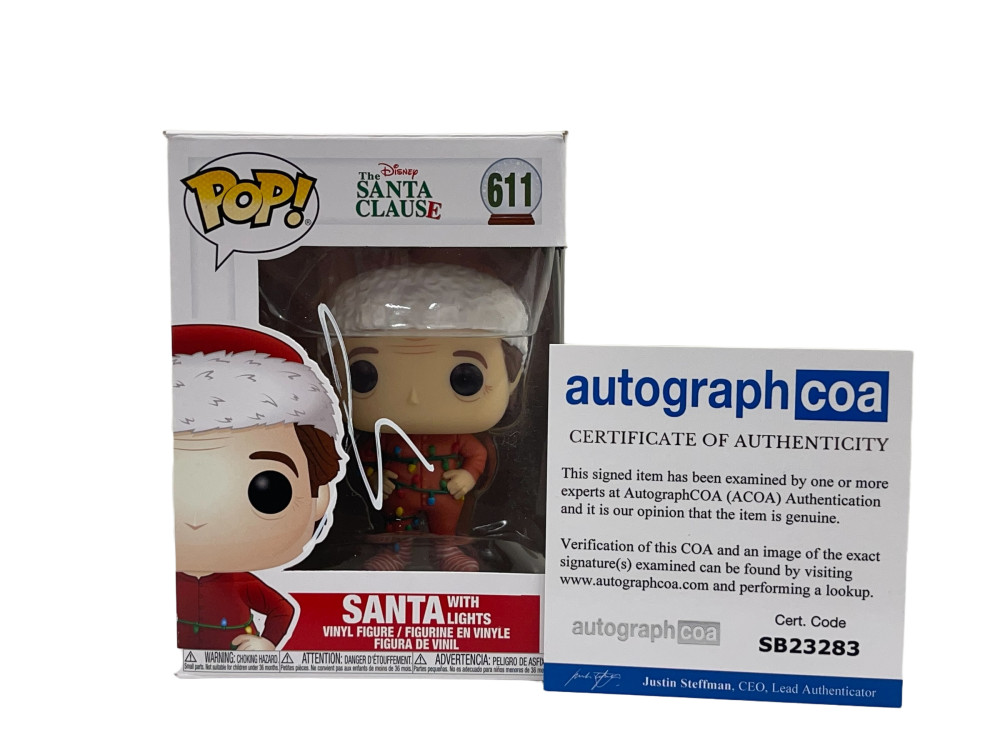 TIM ALLEN SIGNED THE SANTA CLAUSE FUNKO POP FIGURE 611 AUTOGRAPH ACOA 3