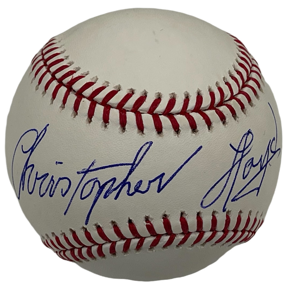 CHRISTOPHER LLOYD SIGNED OFFICIAL MAJOR LEAGUE BASEBALL AUTOGRAPH BECKETT COA 4