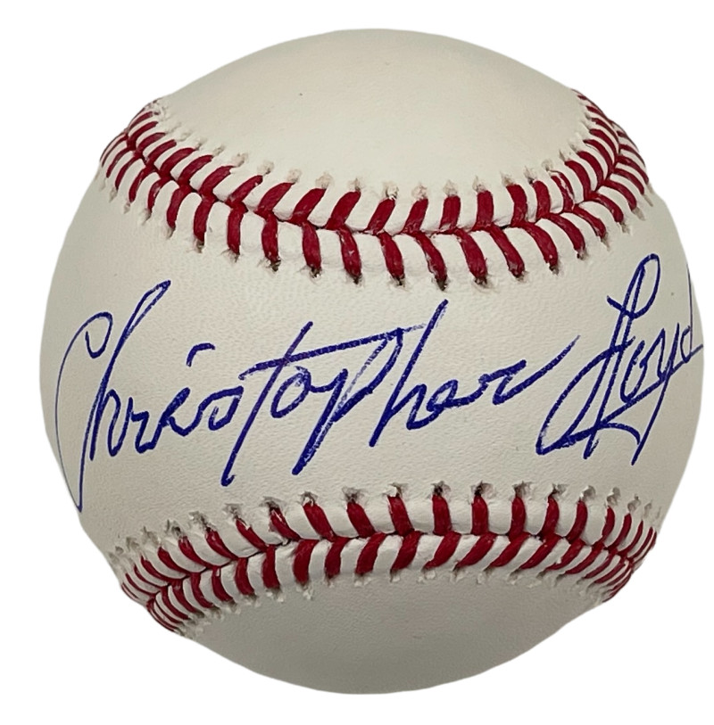 CHRISTOPHER LLOYD SIGNED OFFICIAL MAJOR LEAGUE BASEBALL AUTOGRAPH BECKETT COA 14