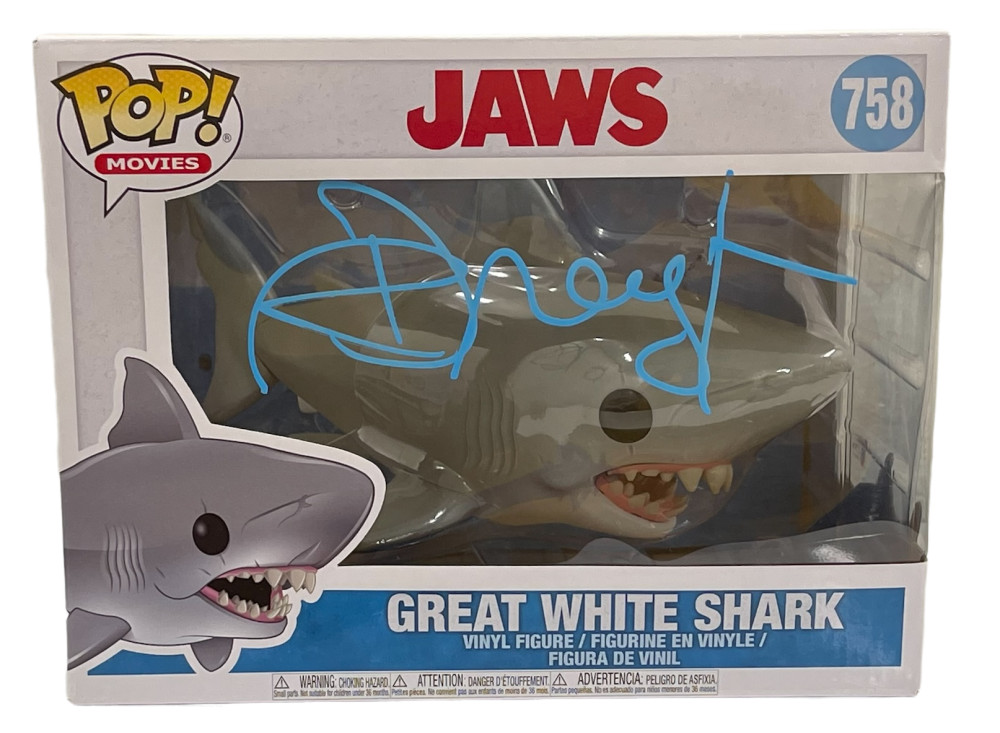 RICHARD DREYFUSS JAWS SHARK SIGNED 758 FUNKO FIGURE AUTOGRAPH PROOF BECKETT 1