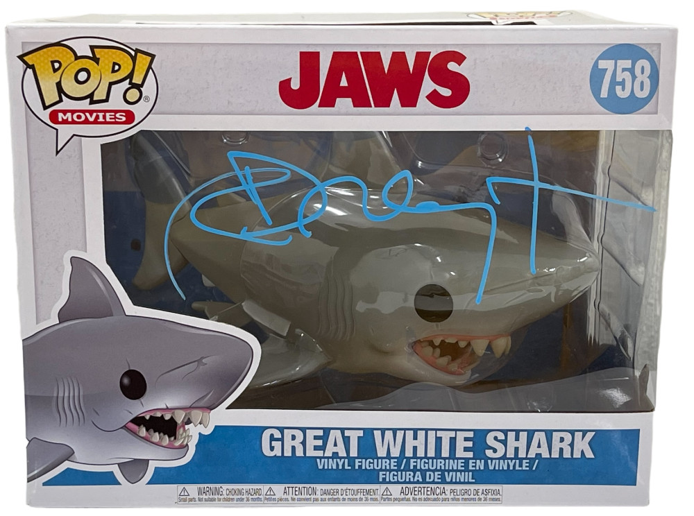 RICHARD DREYFUSS JAWS SHARK SIGNED 758 FUNKO FIGURE AUTOGRAPH PROOF BECKETT 7