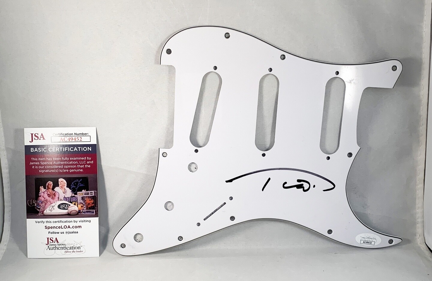 Tico Torres Signed Electric PickGuard Bon Jovi JSA COA