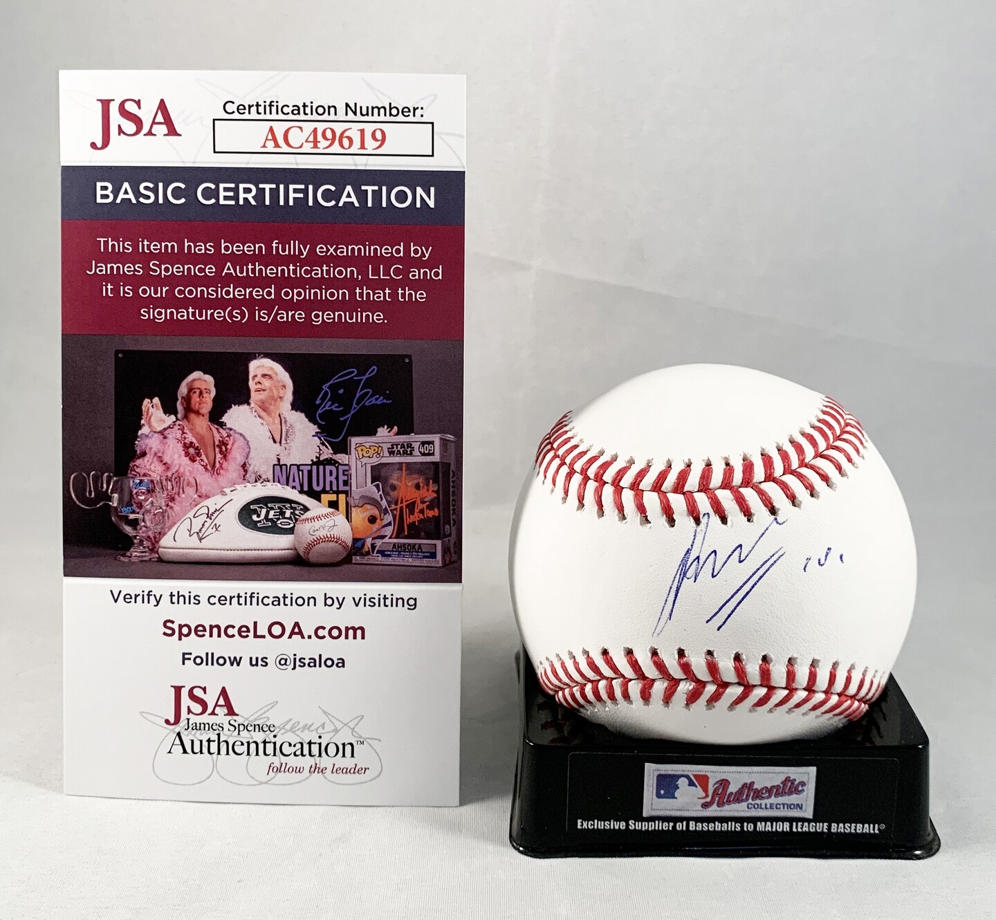 JAMES RODRIGUEZ SIGNED AUTHENTIC MLB BASEBALL JSA COA COLLECTIBLE MEMORABILIA
