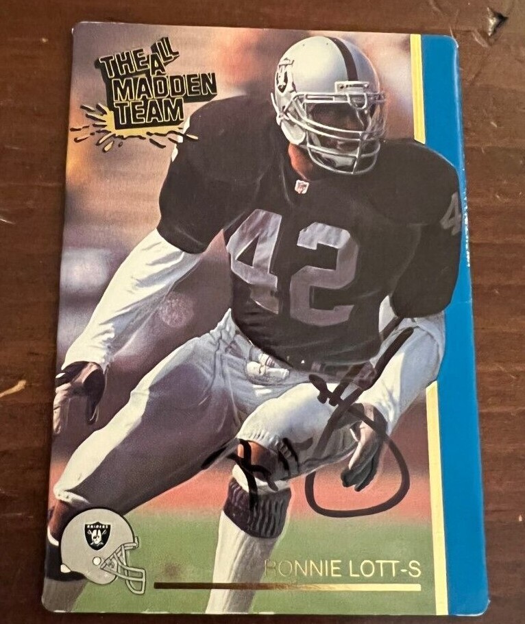 Ronnie Lott signed autographed 1991 ACTION PACKED Trading Card All Madden