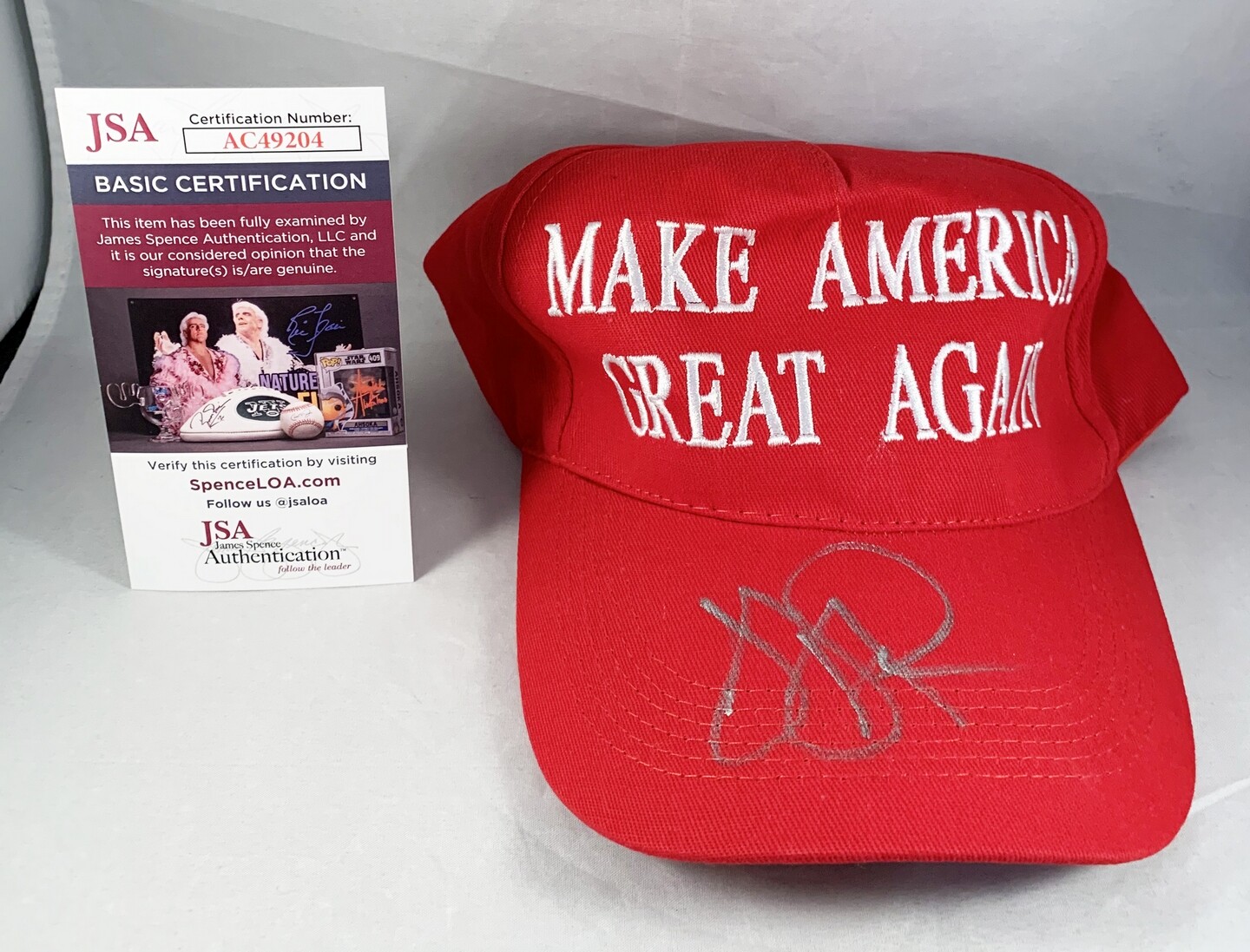 Ivanka Trump Signed MAGA Hat 1st Daughter JSA COA