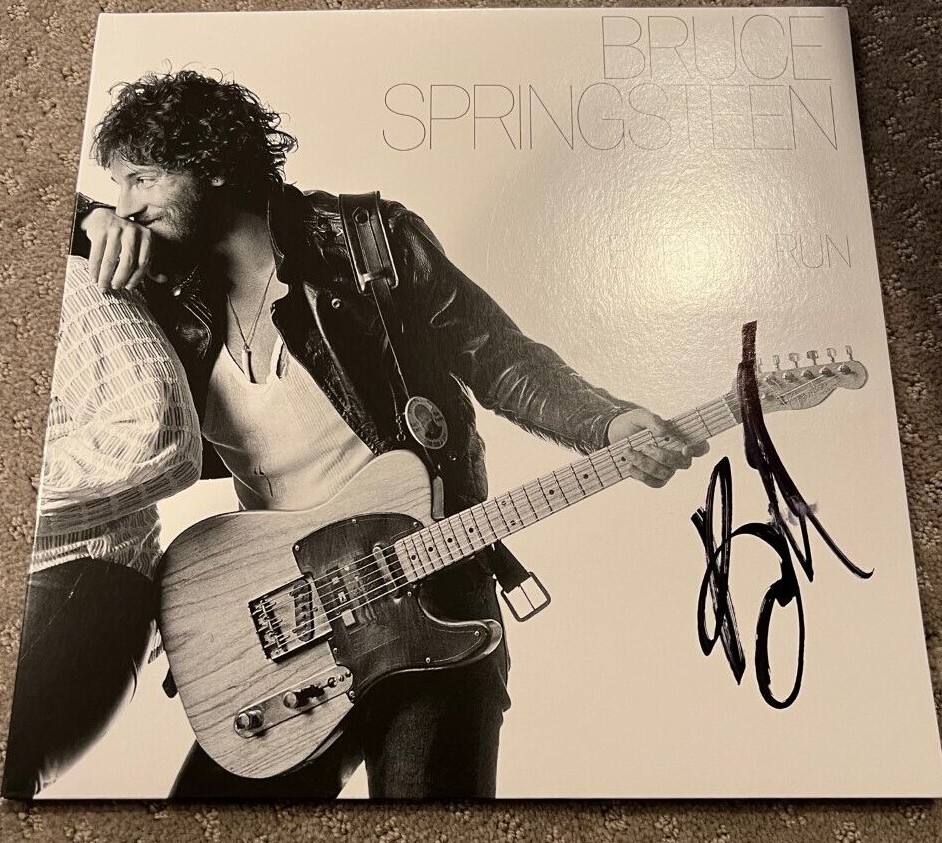 Bruce Springsteen Born to Run Signed Autographed Vinyl LP BAS Beckett
