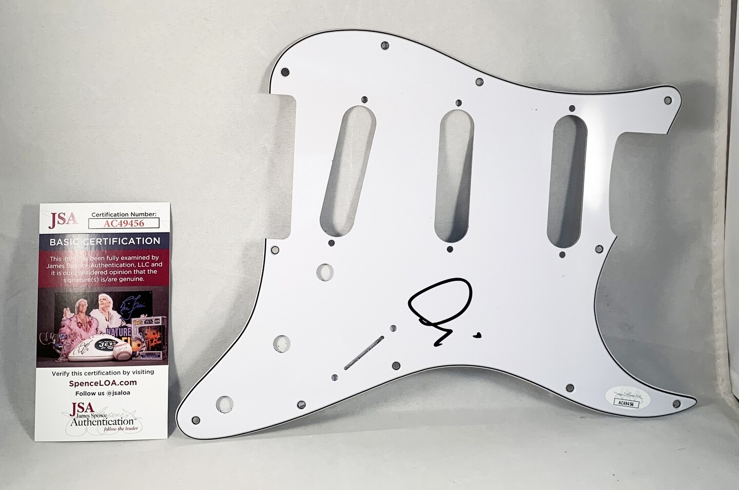 Adam Levine Signed Electric PickGuard Maroon 5 JSA COA