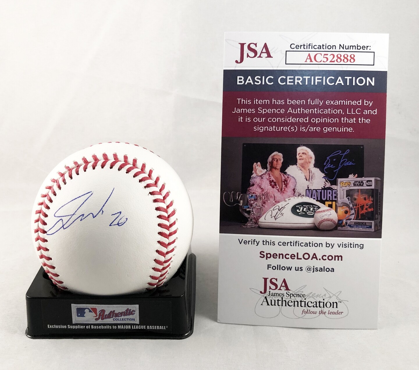 Los Angeles Angels Jared Walsh Signed Authentic MLB Baseball JSA COA