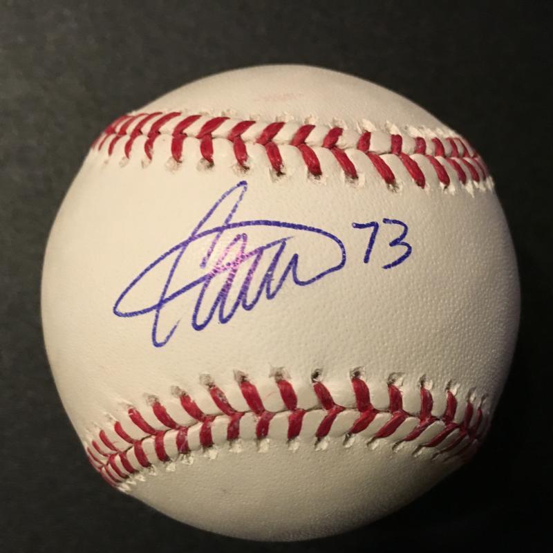 CARLOS CONTRERAS CINNCINATI REDS SIGNED AUTOGRAPHED M.L. BASEBALL W/COA