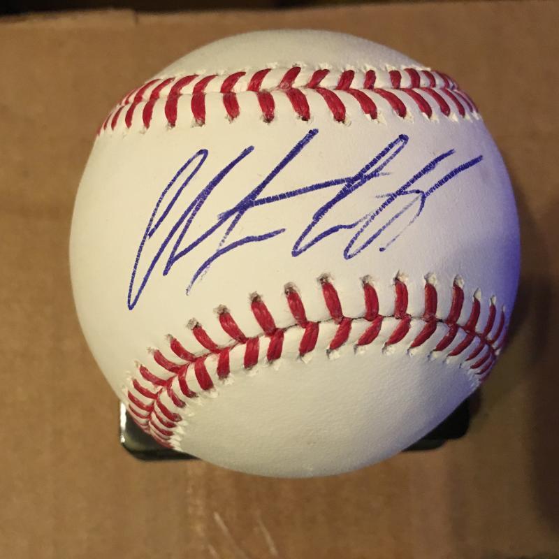 CLINT COULTER MILWAUKEE BREWERS SIGNED AUTOGRAPHED M.L. BASEBALL W/COA