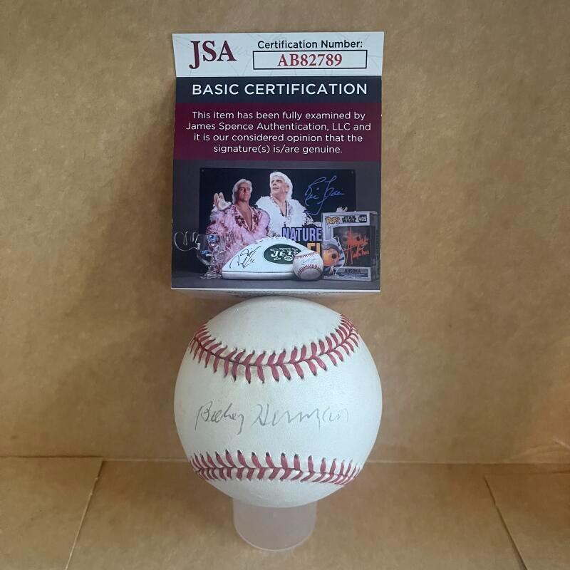 BILLY HERMAN BROOKLYN DODGERS SIGNED AUTOGRAPHED N.L. BASEBALL JSA AB82789