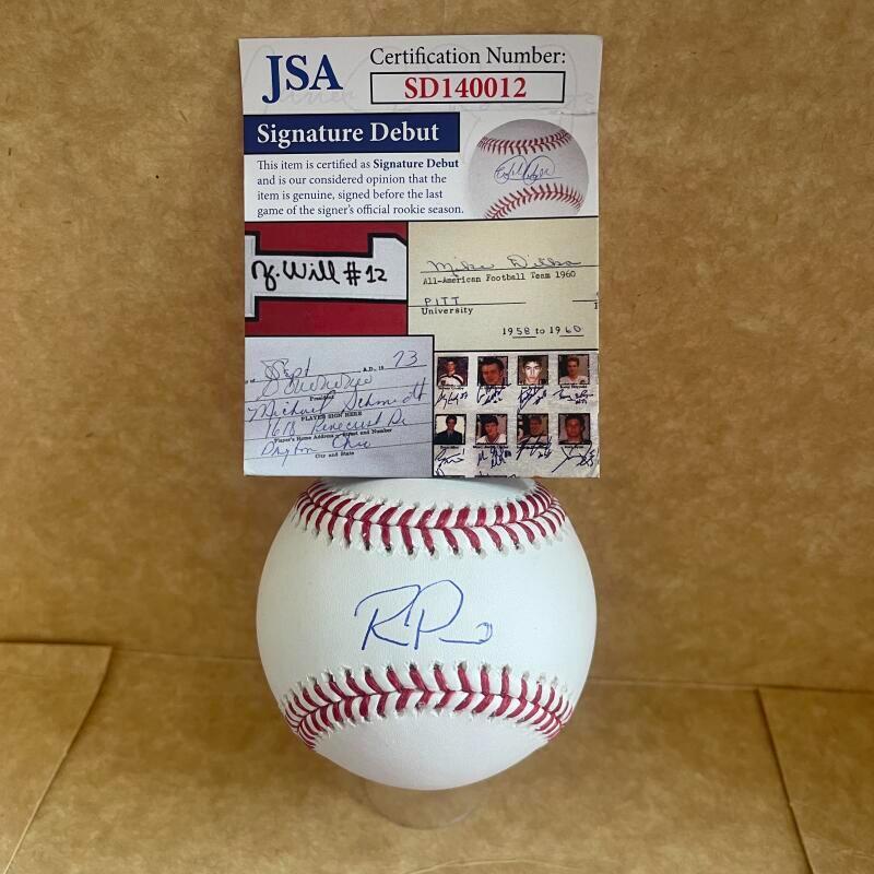 REGINALD PRECIADO CHICAGO CUBS SIGNED AUTOGRAPHED M.L. BASEBALL JSA SD140012