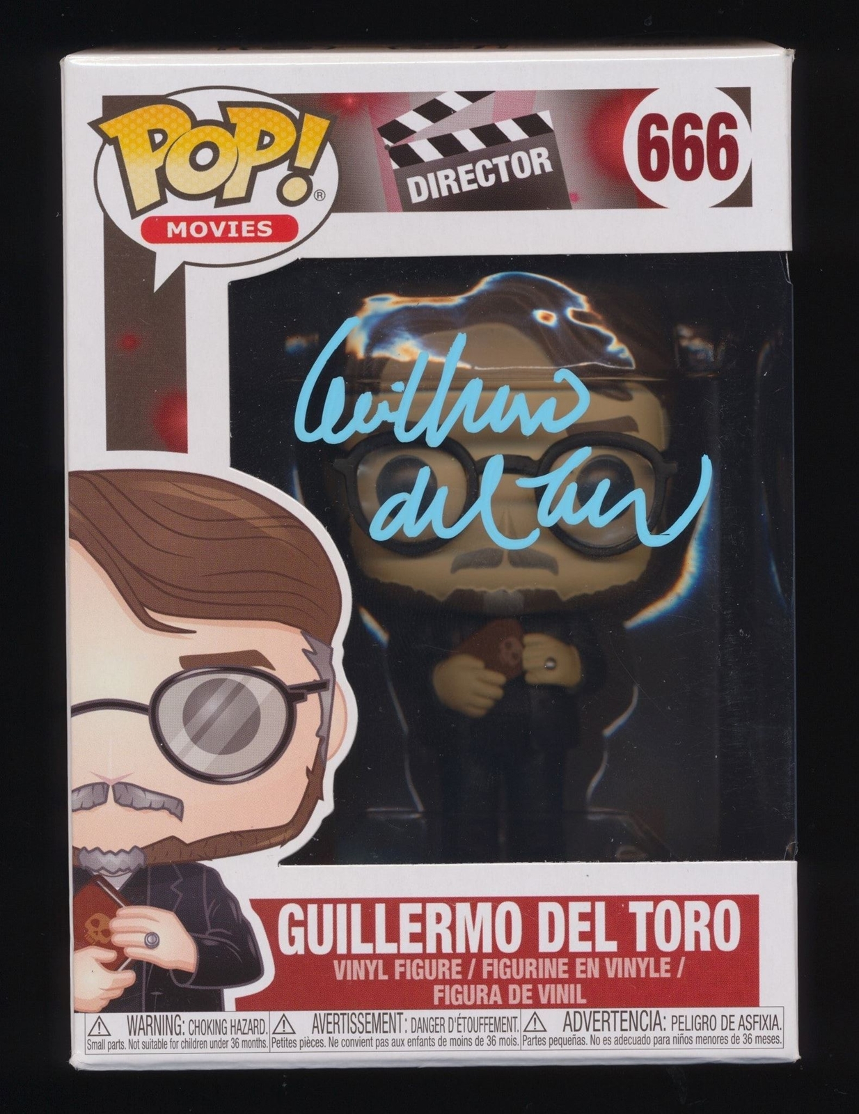 GUILLERMO DEL TORO SIGNED DIRECTOR FUNKO POP JSA