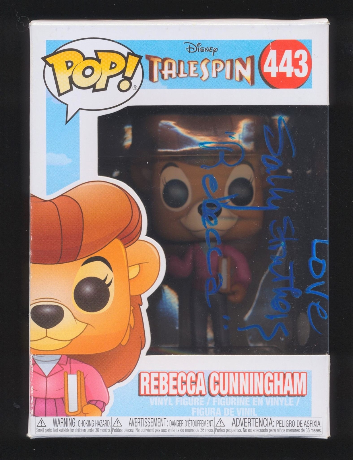 SALLY STRUTHERS SIGNED TALESPIN REBECCA CUNNINGHAM FUNKO POP JSA