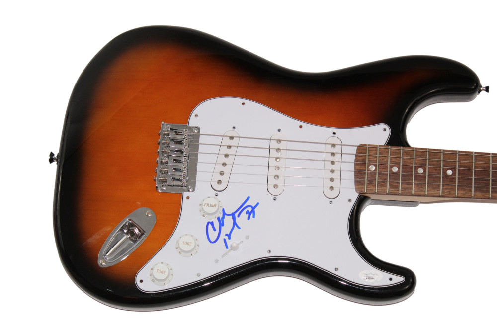 CHARLES BARKLEY SIGNED AUTOGRAPH FENDER ELECTRIC GUITAR - BASKETBALL LEGEND JSA