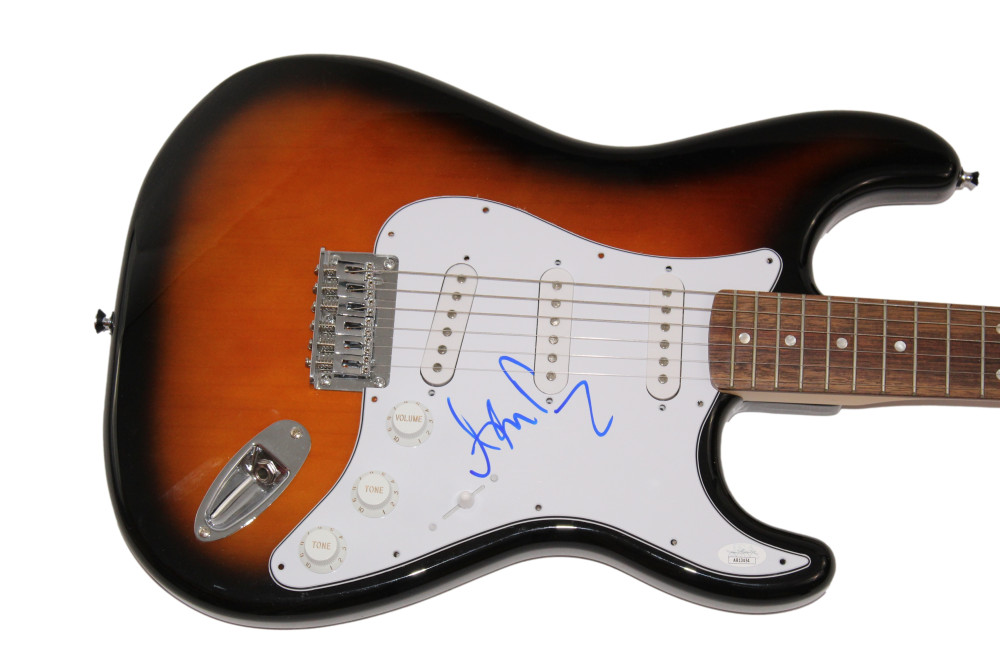 ADAM DURITZ SIGNED AUTOGRAPH FENDER ELECTRIC GUITAR - COUNTING CROWS STUD W/ JSA