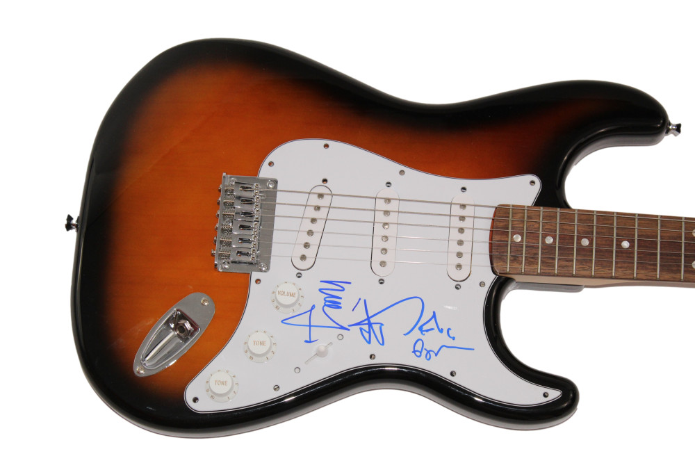 TREY ANASTASIO MIKE PAGE SIGNED AUTOGRAPH FENDER ELECTRIC GUITAR - PHISH JSA COA