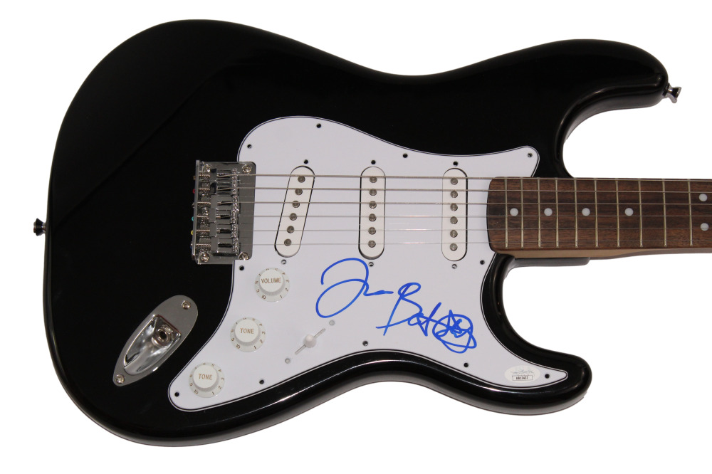 JON BATISTE SIGNED AUTOGRAPH BLK FENDER ELECTRIC GUITAR WE ARE GRAMMY WINNER JSA