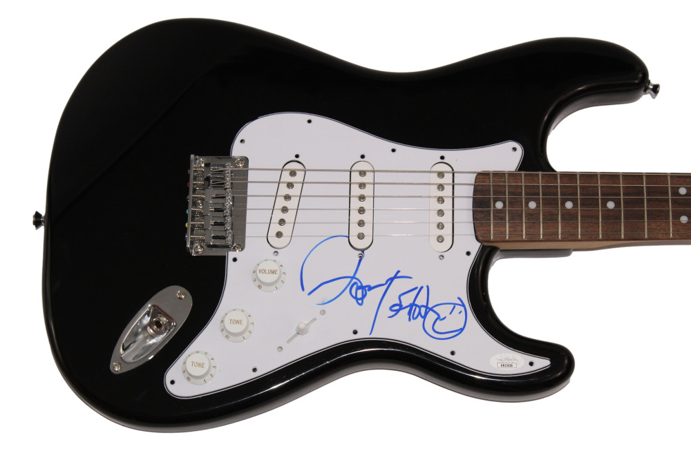 JON BATISTE SIGNED AUTOGRAPH FULL SIZE BLACK FENDER ELECTRIC GUITAR - WE ARE JSA
