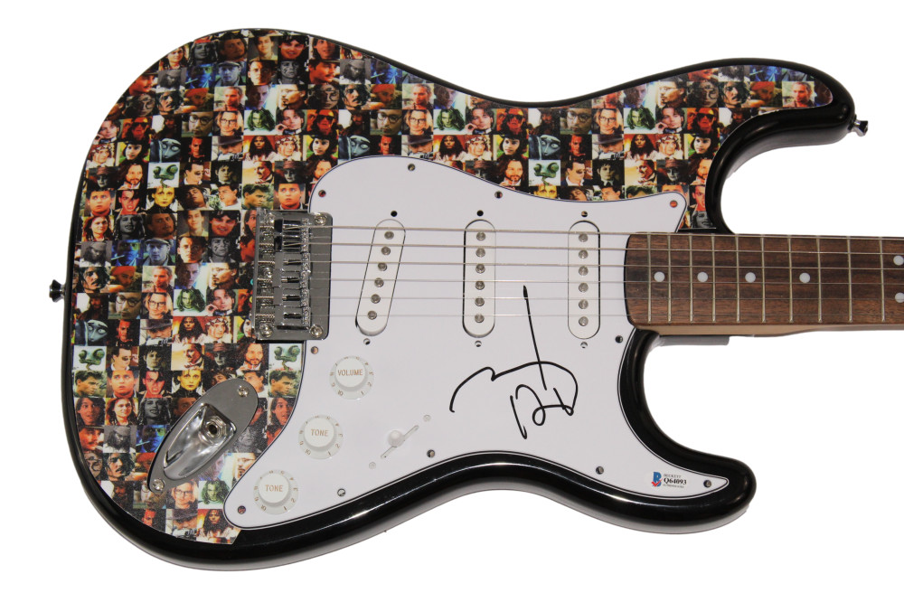 JOHNNY DEPP SIGNED AUTOGRAPH CUSTOM 1/1 FENDER ELECTRIC GUITAR - RARE! BAS COA