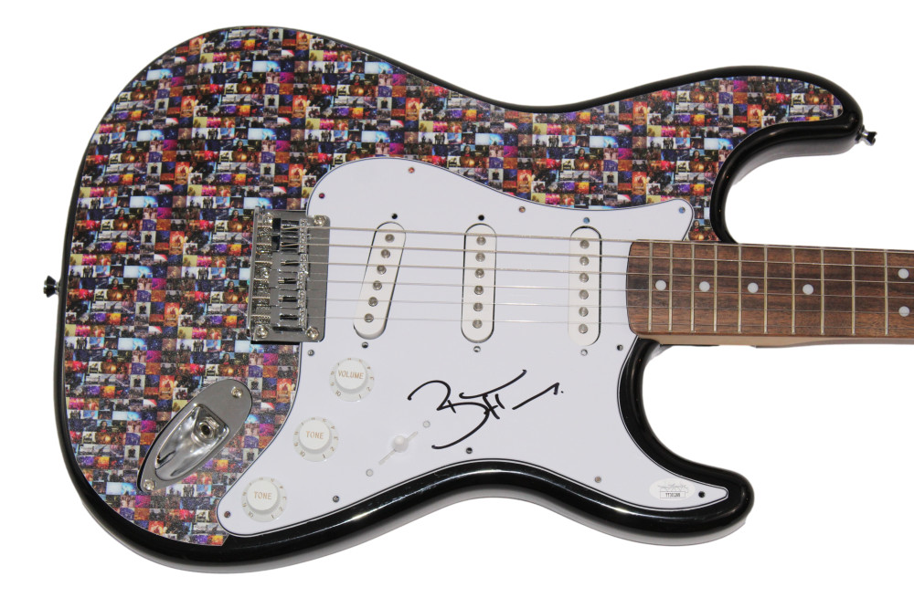 BRANDON FLOWERS SIGNED AUTOGRAPH CUSTOM FENDER ELECTRIC GUITAR THE KILLERS - JSA