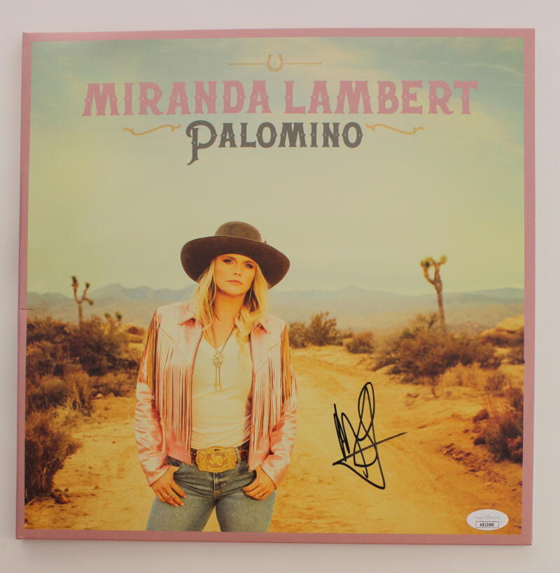 MIRANDA LAMBERT SIGNED AUTOGRAPH ALBUM RECORD - COUNTRY MUSIC PALOMINO JSA COA