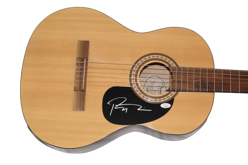 ROB THOMAS SIGNED AUTOGRAPH FULL SIZE FENDER ACOUSTIC GUITAR MATCHBOX TWENTY JSA