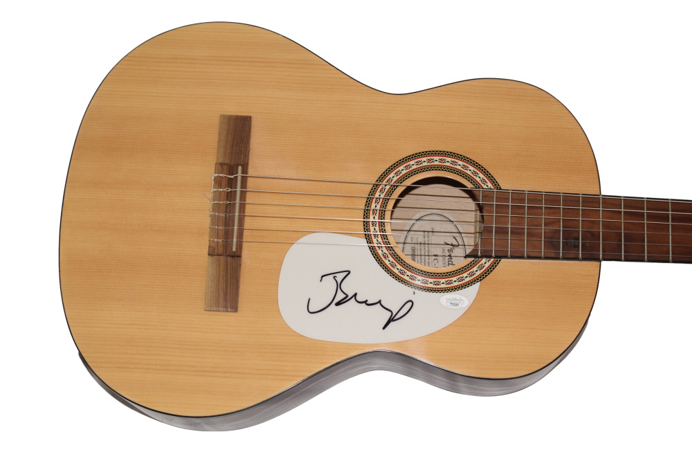 JOHN COUGAR MELLENCAMP SIGNED AUTOGRAPH FENDER ACOUSTIC GUITAR - RARE W/ JSA COA