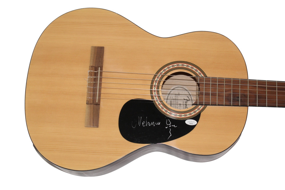 MELANIE SAFKA SIGNED AUTOGRAPH FULL SIZE FENDER ACOUSTIC GUITAR WOODSTOCK 69 JSA