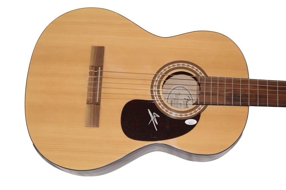 MATISYAHU SIGNED AUTOGRAPH FENDER ACOUSTIC GUITAR - KING WITHOUT A CROWN JSA COA