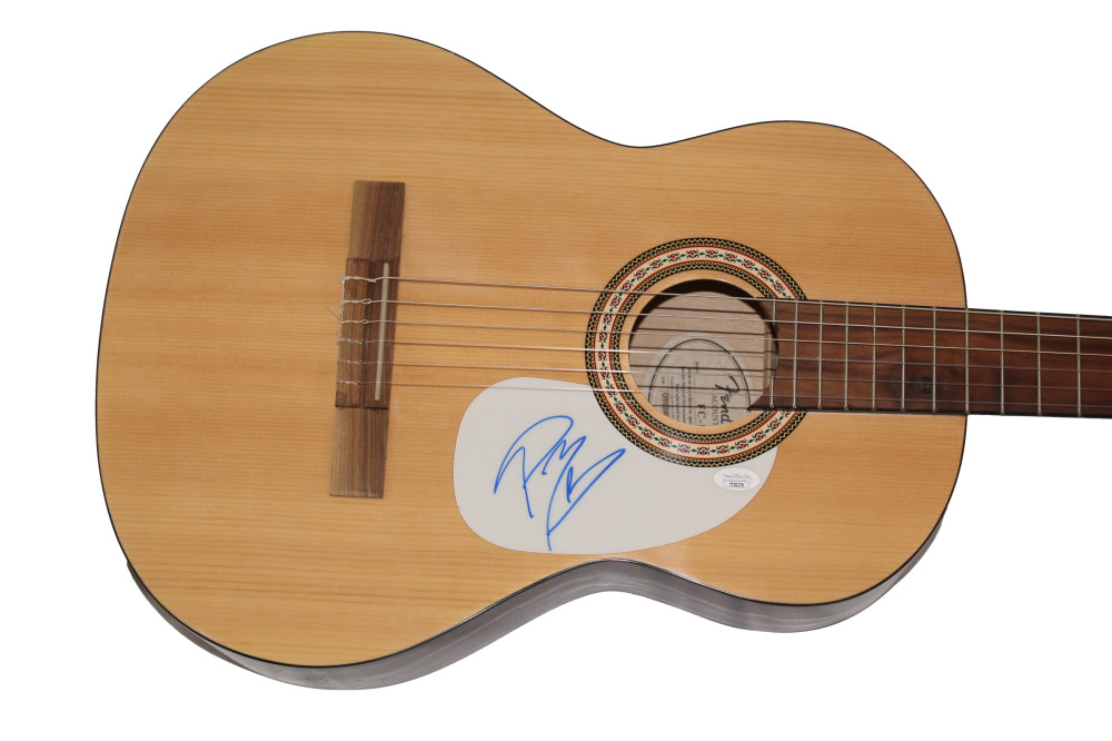 POST MALONE SIGNED AUTOGRAPH FULL SIZE FENDER ACOUSTIC GUITAR W/ JSA COA