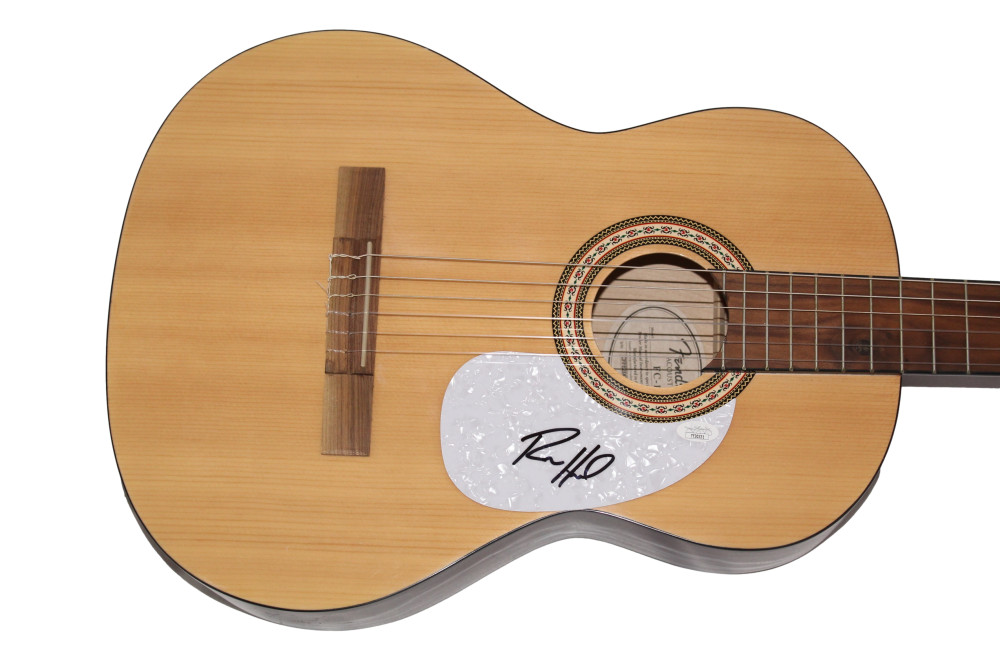 RYAN HURD SIGNED AUTOGRAPH FULL SIZE FENDER ACOUSTIC GUITAR - PELAGO JSA COA