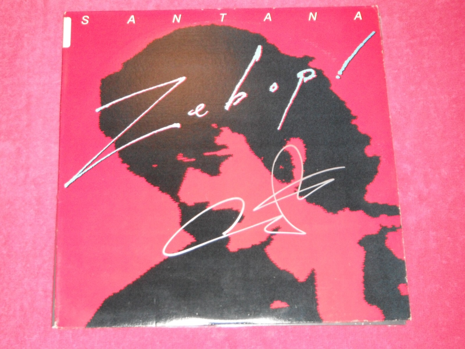 SANTANA SIGNED ZEBOP VINYL ALBUM