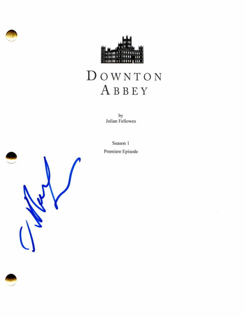 ALLEN LEECH SIGNED AUTOGRAPH DOWNTON ABBEY PILOT FULL SCRIPT - TOM BRANSON, RARE