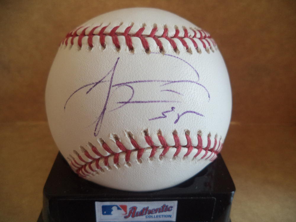 JOEL PINEIRO ANGELS/CARDINALS/RED SOX SIGNED AUTOGRAPHED M.L. BASEBALL COA