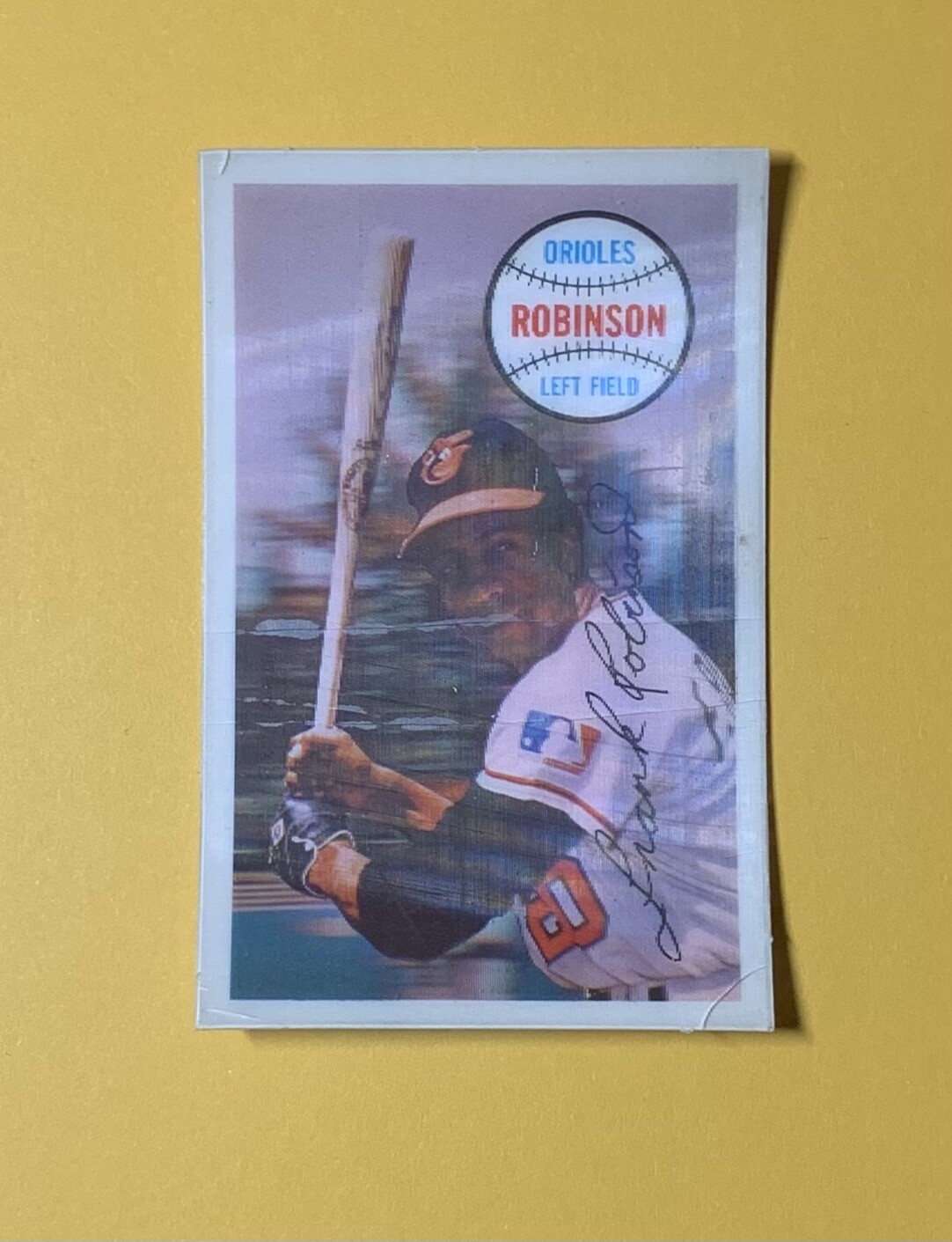 1970 KELLOGGS 3-D SUPERSTARS FRANK ROBINSON #15 ORIOLES HOF COLLECTIBLE MEMORABILIA
