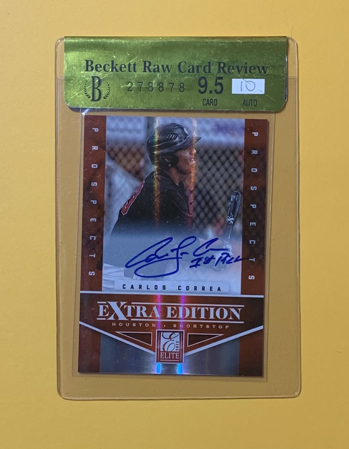 2012 PANINI ELITE EXTRA EDITION CARLOS CORREA 