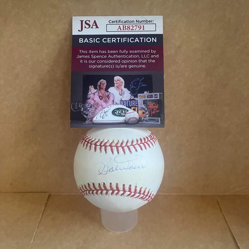 BOBBY DOERR BOSTON RED SOX SIGNED AUTOGRAPHED A.L. BASEBALL JSA AB82791