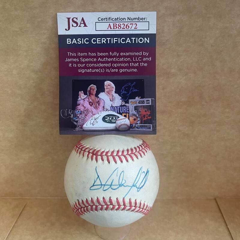 DAVE WINFIELD SAN DIEGO PADRES SIGNED VINTAGE N.L. BASEBALL JSA AB82672