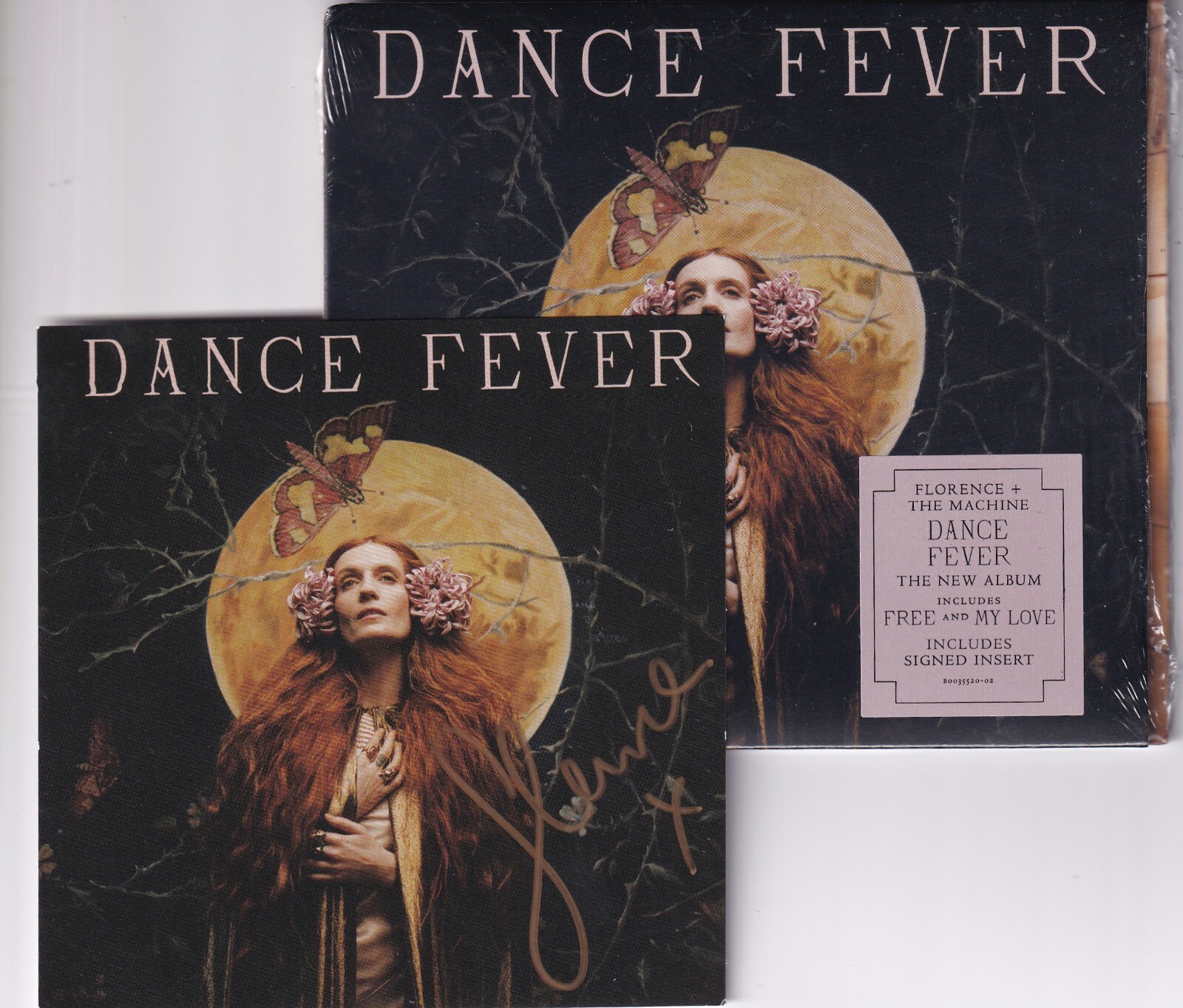 FLORENCE WELCH signed (FLORENCE + THE MACHINE) DANCE FEVER art card BAS BF87254