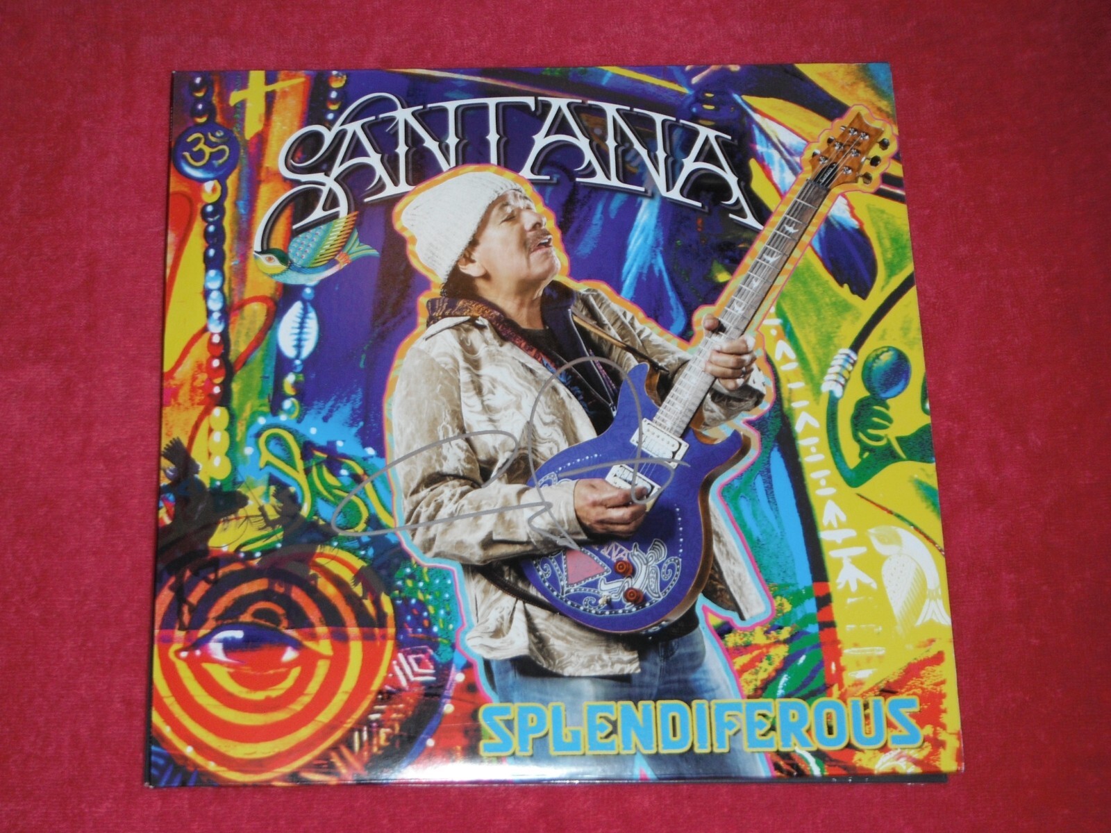 SANTANA SIGNED SPLENDIFEROUS VINYL ALBUM