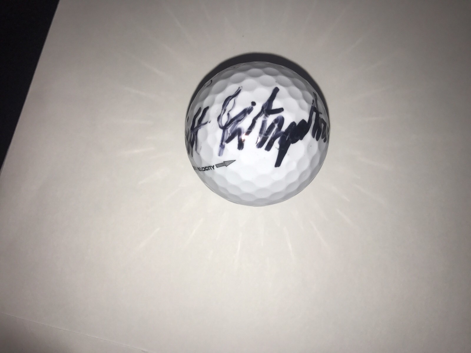 MATT FITZPATRICK HAND SIGNED AUGUSTA MASTERS GOLF BALL PGA US OPEN CHAMP
