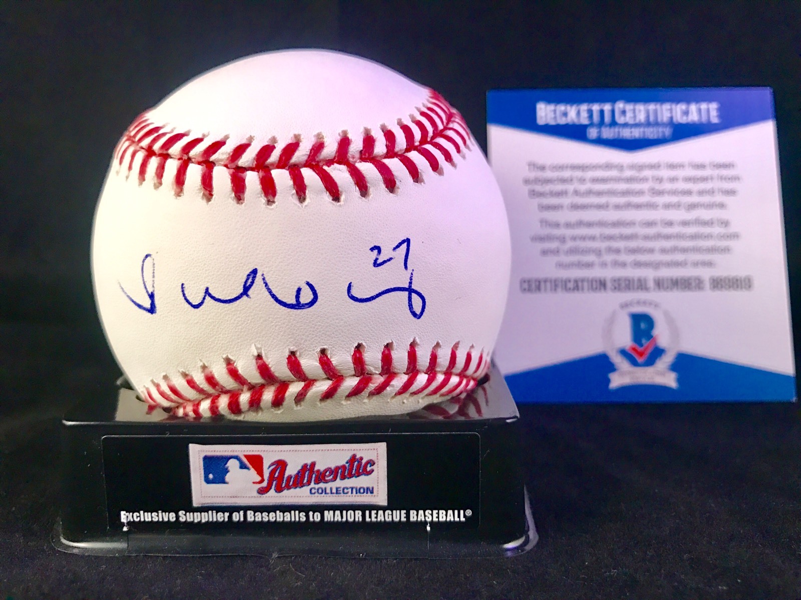 BRANDON DRURY HAND SIGNED OML BASEBALL ARIZONA DIAMONDBACKS BECKETT CERT