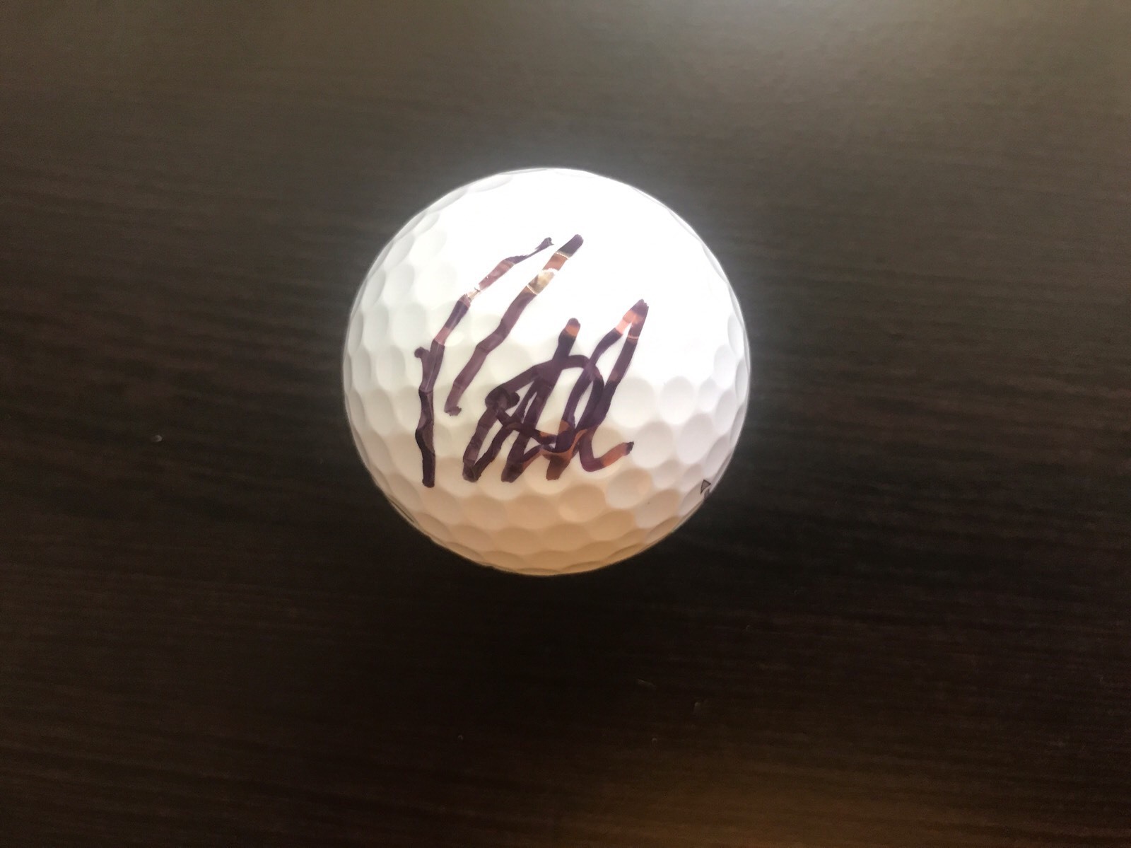 PATRICK REED HAND SIGNED AUGUSTA NATIONAL MASTERS GOLF BALL PGA COA