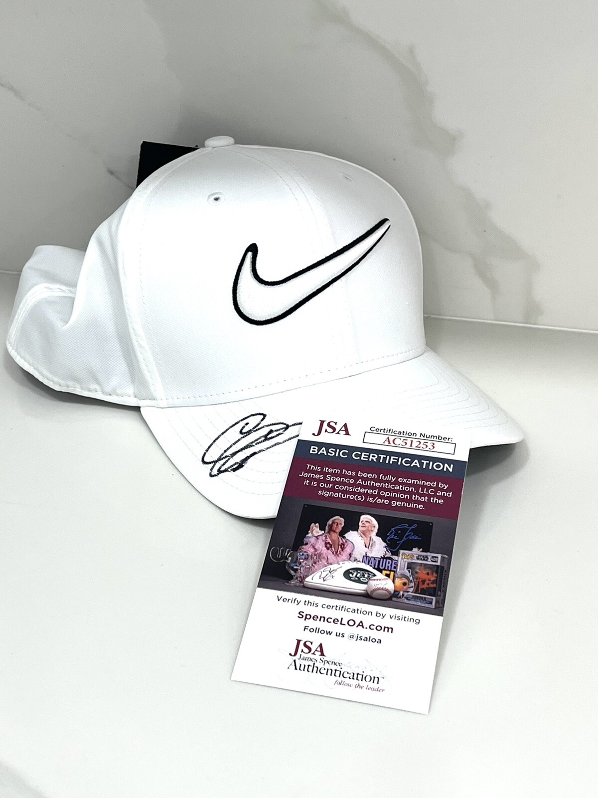 Cameron Champ Hand Signed Nike Golf Hat PGA US OPEN JSA Cert #1