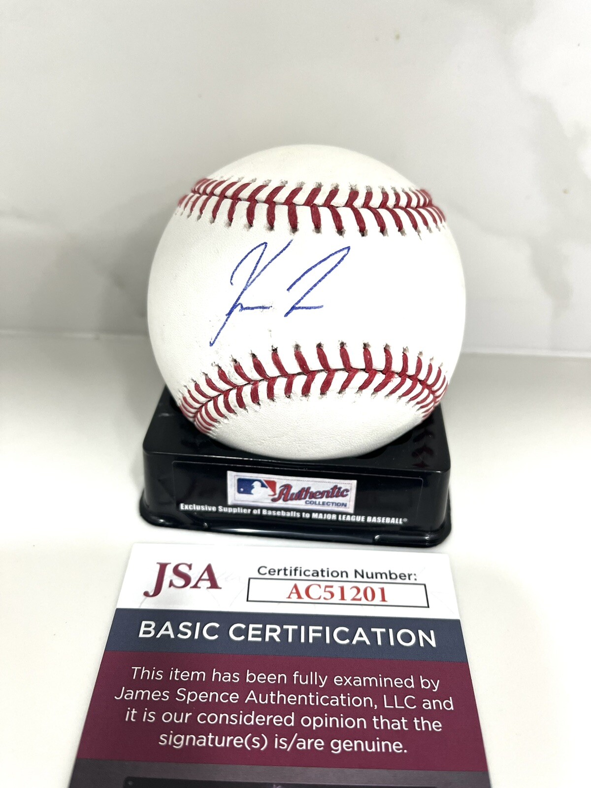 Kory Lee Hand Signed Major League Baseball Houston Astros JSA Cert #1
