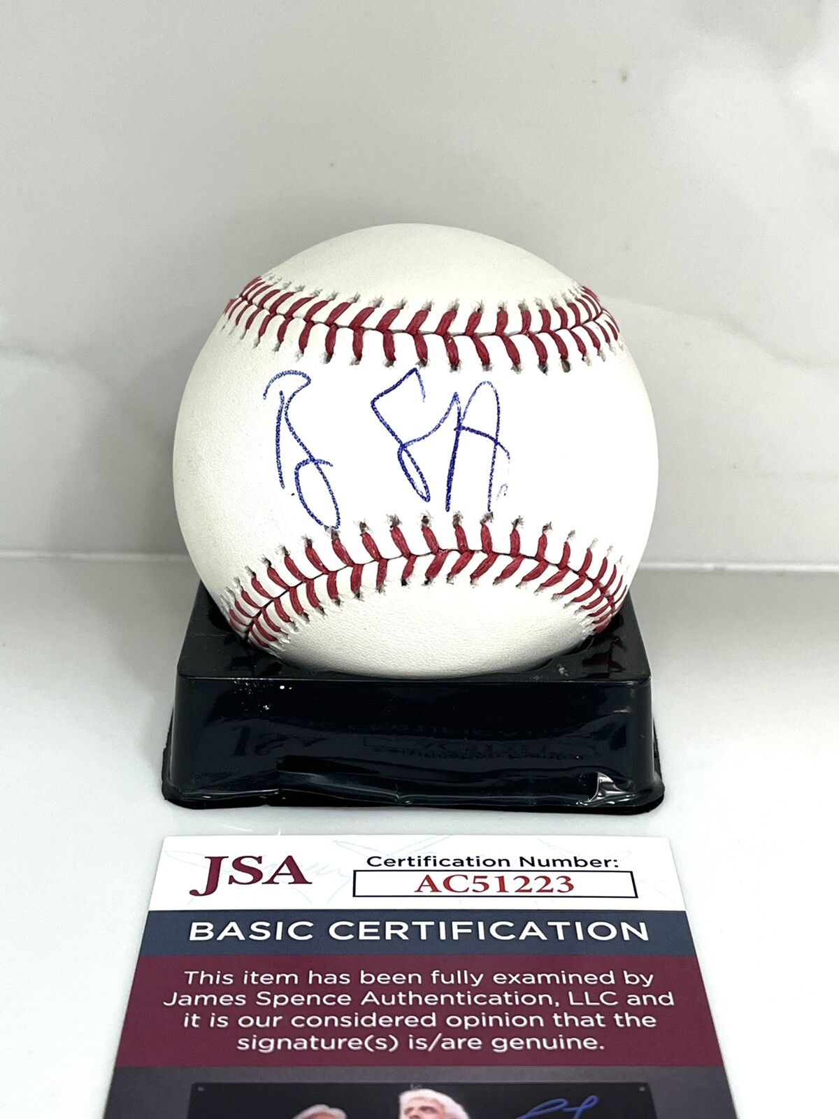 RAY LIOTTA HAND SIGNED OML BASEBALL FIELD OF DREAMS GOODFELLAS AUTO JSA CERT