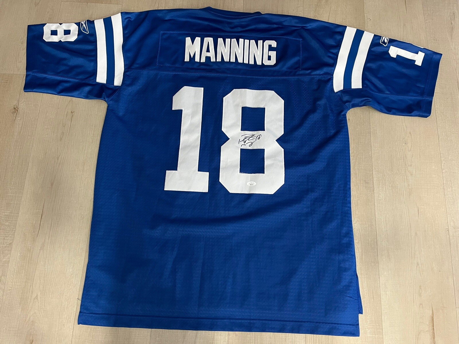 Peyton Manning Signed Indianapolis Colts Authentic Jersey Superbowl MVP JSA LOA