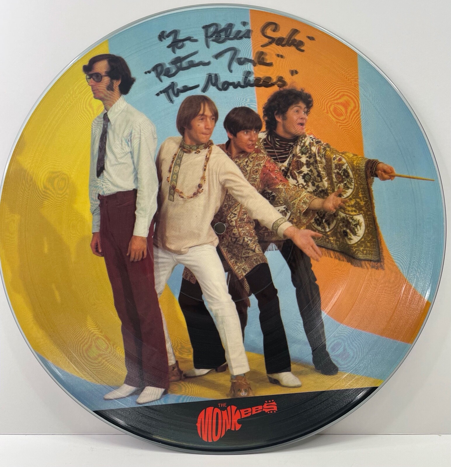 PETER TORK Signed Picturedisc Vinyl Album 